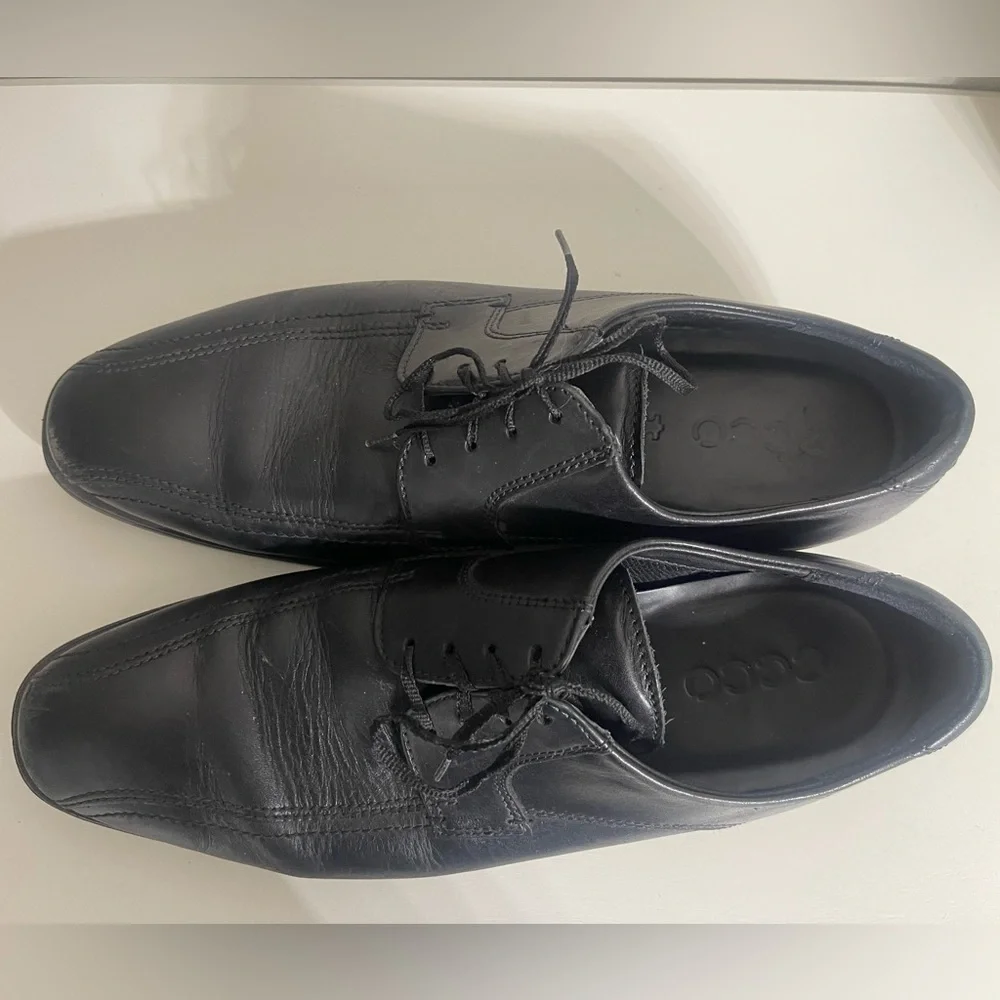 Ecco Black Leather Footwear Size‎ 12